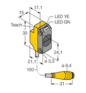 Czujnik fotoelektryczny QS18EP6DBQ - Turck