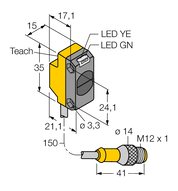 Czujnik fotoelektryczny QS18EP6DBQ5 - Turck