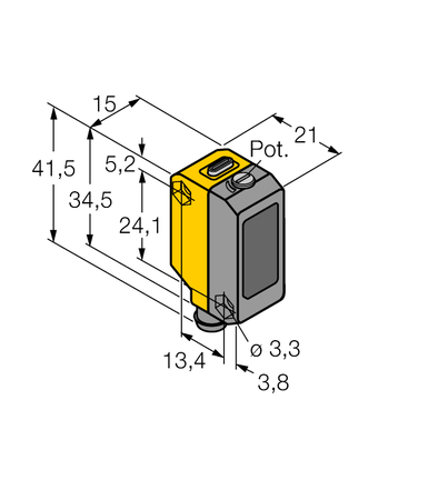 Czujnik fotoelektryczny QS18K6AF120Q7 - Turck