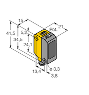 Czujnik fotoelektryczny QS18K6AF120Q7 - Turck
