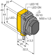 Czujnik fotoelektryczny QS30E - Turck