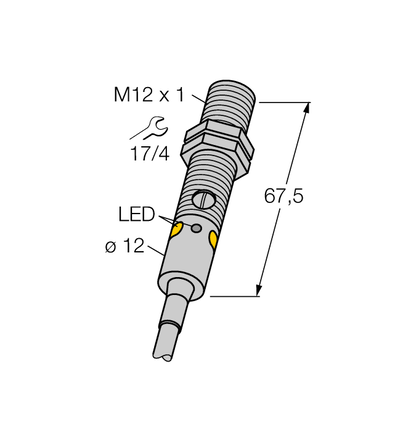 Czujnik fotoelektryczny M12NFF75 - Turck