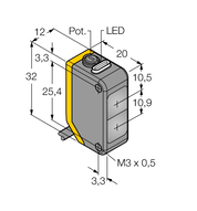 Czujnik fotoelektryczny Q20PDXL - Turck