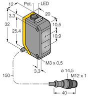 Czujnik fotoelektryczny Q20PDVSQ5 - Turck
