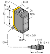 Czujnik fotoelektryczny Q20EQ5 - Turck
