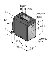 Czujnik fotoelektryczny LTF12UC2LD - Turck