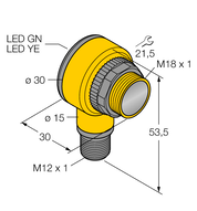 Czujnik fotoelektryczny T18-2VPFF200-Q8 - Turck