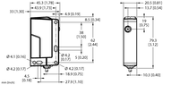 Czujnik fotoelektryczny Q76E-VN-ZLVC-2M - Turck