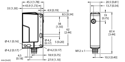 Czujnik fotoelektryczny Q76E-VP-ZLVC-Q8 - Turck