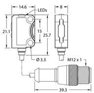 Czujnik fotoelektryczny VS8EAPAF70Q5 - Turck