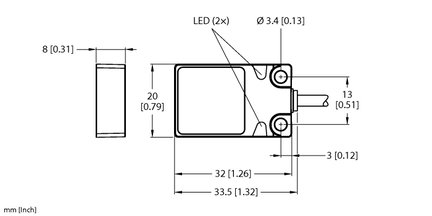 Czujnik indukcyjny BI7-Q08-LIU - Turck