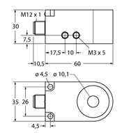 Czujnik indukcyjny BI10R-W30-DAP6X-H1141 - Turck