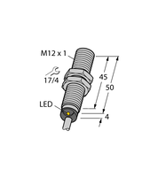 Czujnik indukcyjny BI4U-M12-AP6X - Turck