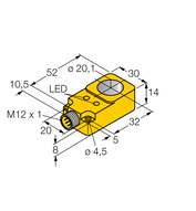 Czujnik indukcyjny BI20R-Q14-AP6X2-H1141 - Turck