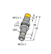 Czujnik indukcyjny NI10U-M12E-AP6X-H1141 - Turck
