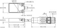 Czujnik indukcyjny BI5-Q08-AP6X2/S34-1XOR-RS4 - Turck