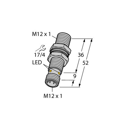 Czujnik indukcyjny BI4U-MT12-AP6X-H1141 - Turck
