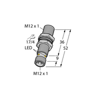 Czujnik indukcyjny BI4U-MT12-AP6X-H1141 - Turck