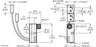 Czujnik indukcyjny NI2-Q6.5-AP6-0.1-FS4.4X3/S304 - Turck