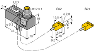 Czujnik indukcyjny NI2-ISI-0.055-BDS-2AP6X3-H1141/S34 - Turck