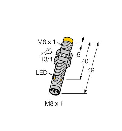 Czujnik indukcyjny NI4U-EG08-AN6X-V1131 - Turck