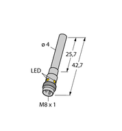 Czujnik indukcyjny BI1U-EH04-AP6X-V1331 - Turck