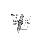 Czujnik indukcyjny BI1U-EG05-AP6X - Turck