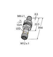 Czujnik indukcyjny BI2-M08K-AP6X-H1341 - Turck