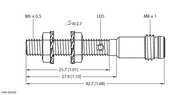 Czujnik indukcyjny BI1-EG05-AP6X-V1331 - Turck