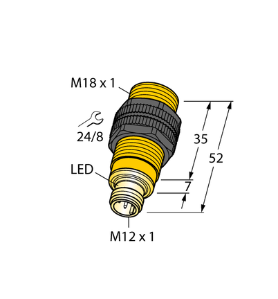 Czujnik indukcyjny BI5U-S18-VP6X-H1141 - Turck