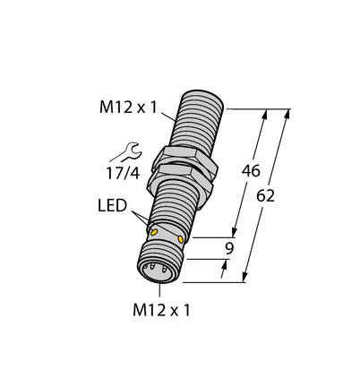 Czujnik magneto-indukcyjny BIM-M12E-AN4X-H1141 - Turck