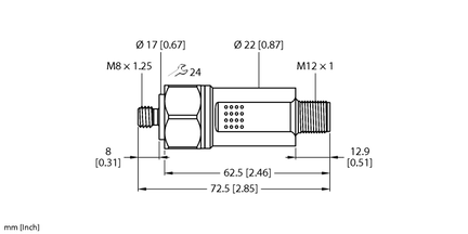 Czujnik drgań i temperatury CMVT-M8TA1X-LI2IOL-H1141 - Turck