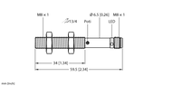 Czujnik pojemnościowy BC2-EM08-UN8X-V1131 - Turck