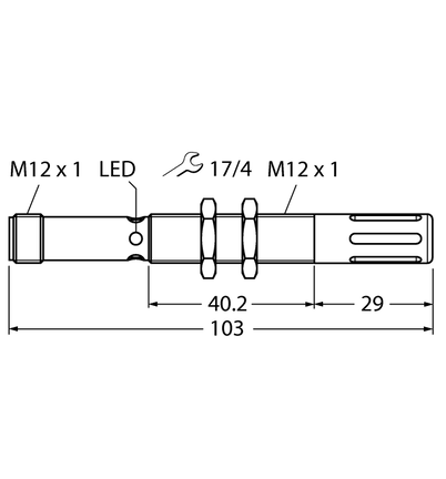 Czujnik temperatury i wilgotności M12FTH3Q - Turck