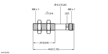 Czujnik pojemnościowy BCT2-M08-IOL-V1131 - Turck