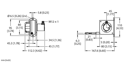 Element DWE-E-2000-110-116-8B-H1151 - Turck