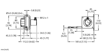 Element DWE-E-3000-110-116-8B-H1151 - Turck