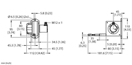 Element DWE-E-3000-110-116-8B-H1151 - Turck