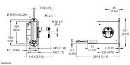 Element DWE-5000-155-105-9E43B-B3M12 - Turck