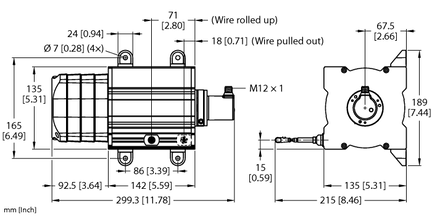 Element DWE-40000-135-121-9D38B-H1151 - Turck