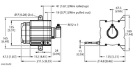 Element DWE-15000-135-10-2B4000-H1181 - Turck