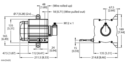Element DWE-20000-135-10-2B2000-H1181 - Turck