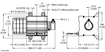 Element DWE-40000-135-10-2B2000-H1181 - Turck