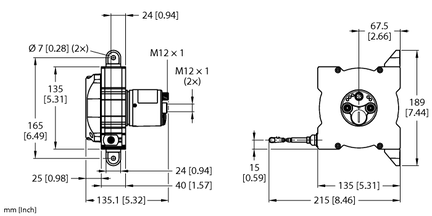Element DWE-8000-135-105-9E43B-B3M12 - Turck