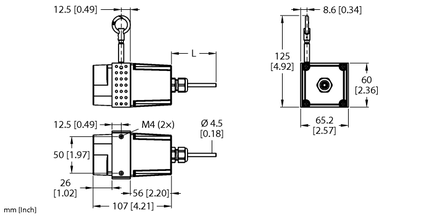 Element DWE-1000-60-7E-CA - Turck