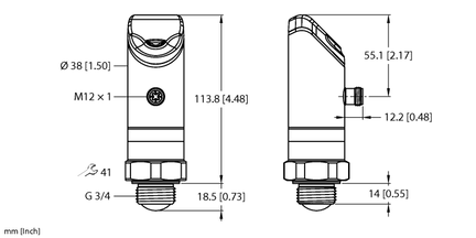 Czujnik radarowy LRS510-10-51-2UPN8-H1141 - Turck