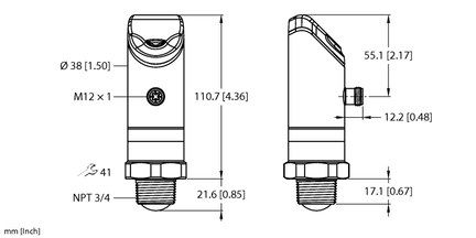 Czujnik radarowy LRS510-10-34-2UPN8-H1141 - Turck