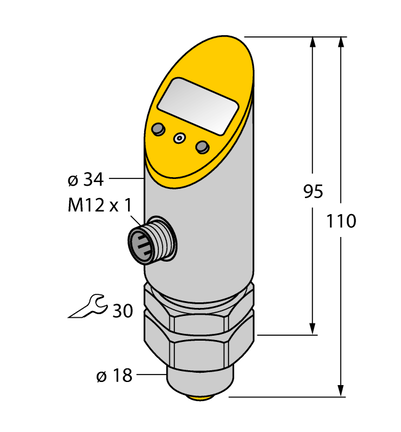 Czujnik temperatury TS-500-2UPN8X-H1141 - Turck