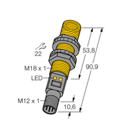Czujnik ultradźwiękowy S18UBAQ - Turck
