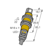 Czujnik ultradźwiękowy S18UUAR - Turck